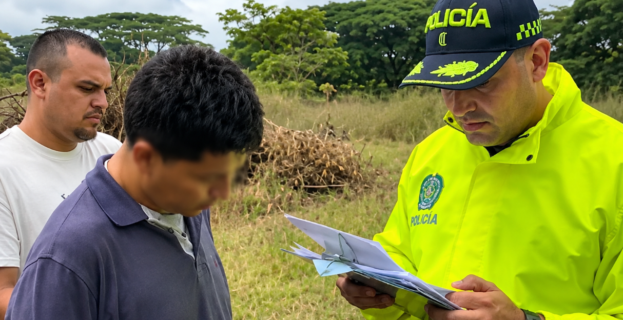 Alias Chacho Petra capturado por las autoridades en el Valle del Cauca.