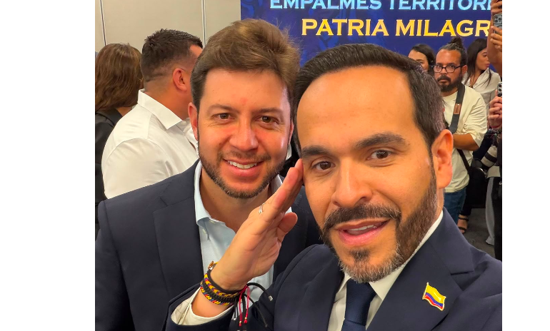 Santiago Montoya, alcalde de El Retiro, durante el anuncio de su designación como representante del Oriente antioqueño.